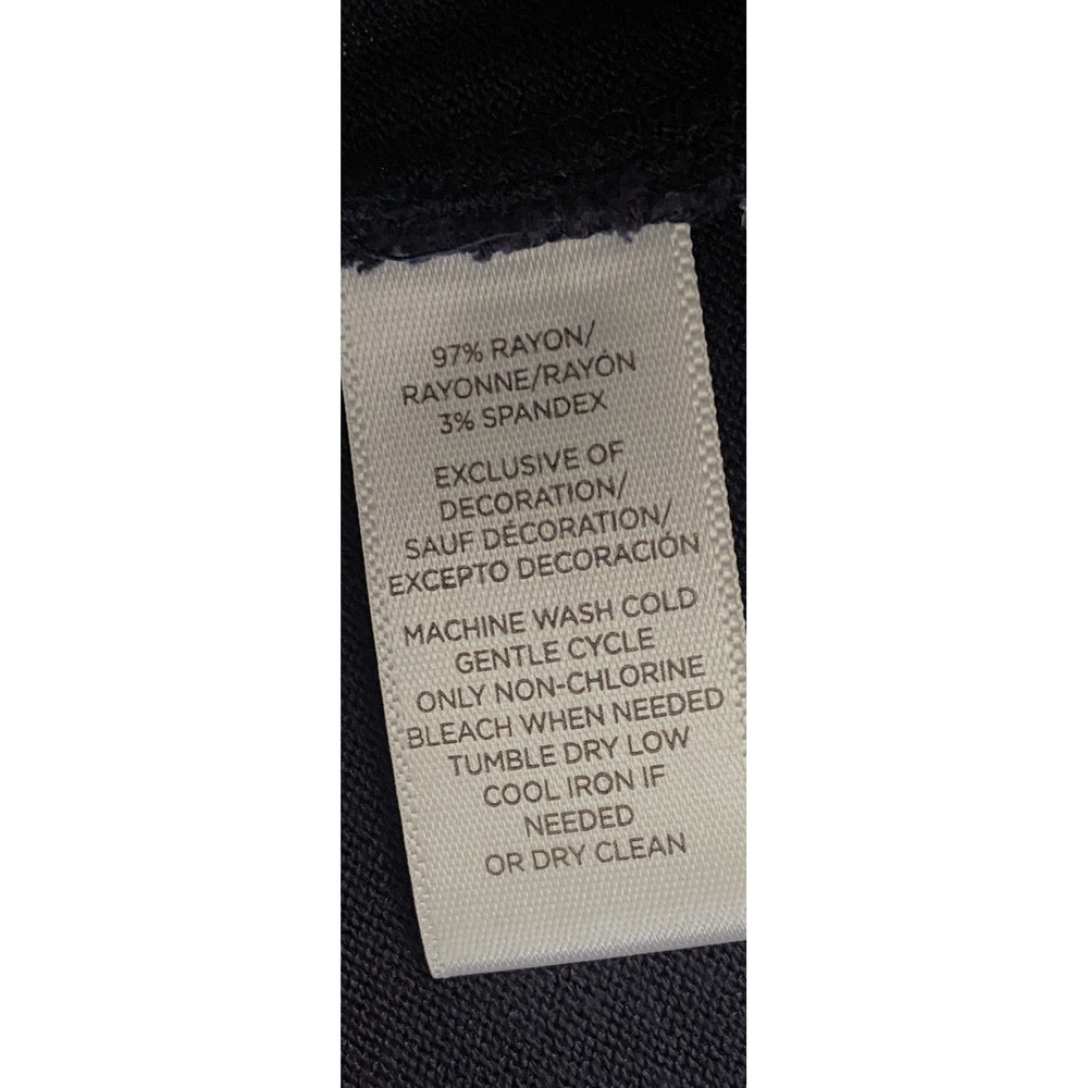 Womens Embroidered Dress Size Small Navy Blue Boho Floral Folk Hippie Waist Tie - Picture 11 of 11